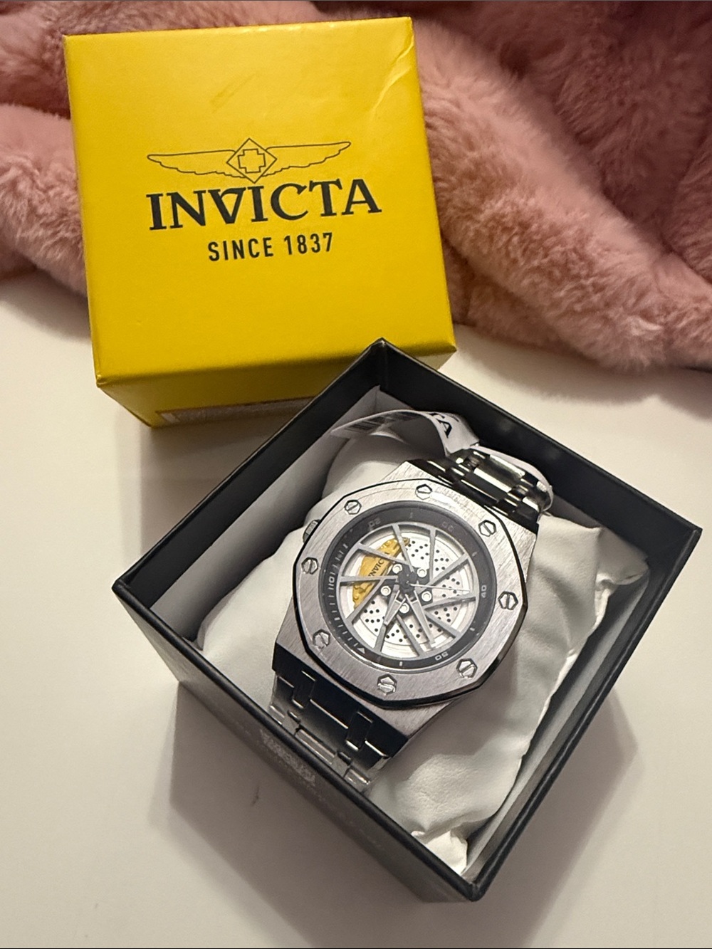 Invicta Speedway Rim Men’s Watch NWT Stainless Steel 42mm MSRP $249 - Picture 10 of 10